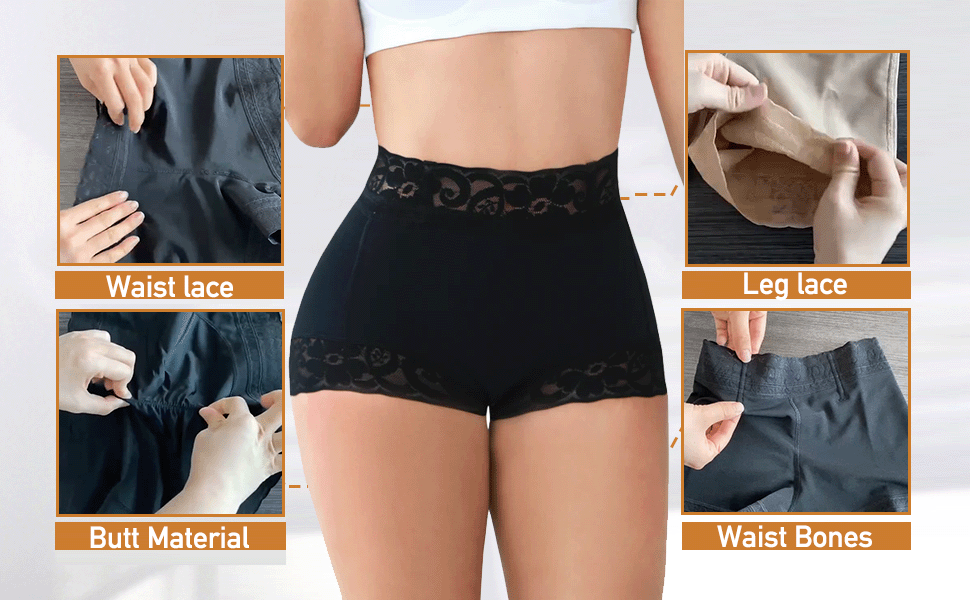 Shorts de cintura alta sin costuras que levantan los glúteos