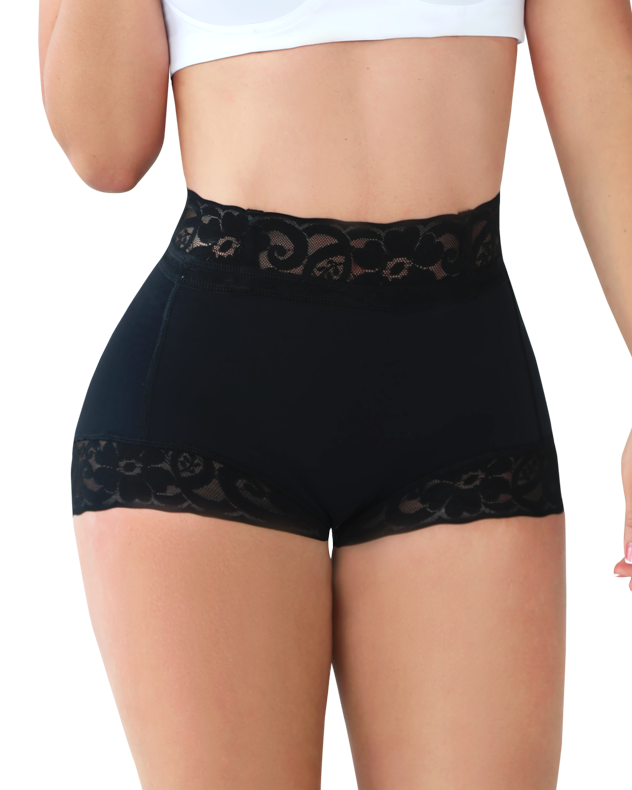 Shorts de cintura alta sin costuras que levantan los glúteos