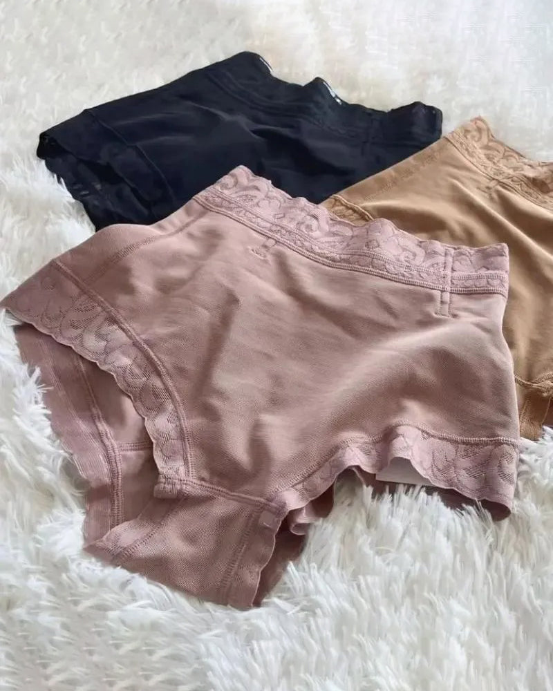 Shorts de cintura alta sin costuras que levantan los glúteos