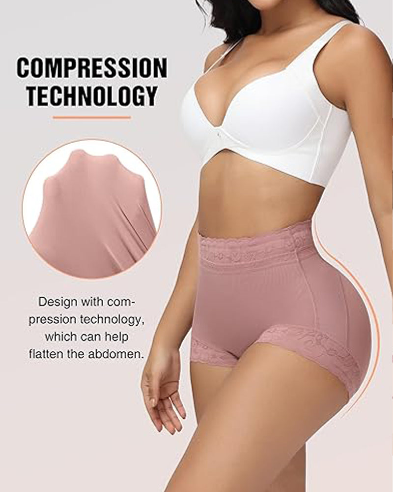Shorts de cintura alta sin costuras que levantan los glúteos