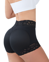Shorts de cintura alta sin costuras que levantan los glúteos 
