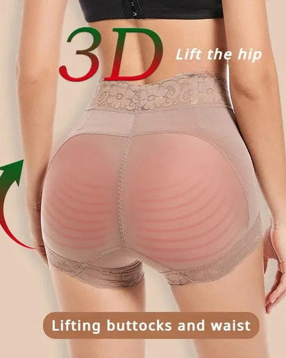 Shorts de cintura alta sin costuras que levantan los glúteos 