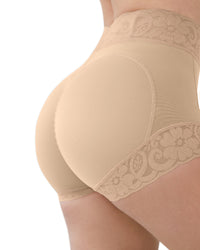 Shorts de cintura alta sin costuras que levantan los glúteos 
