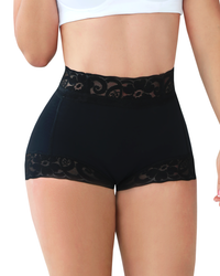 Shorts de cintura alta sin costuras que levantan los glúteos 